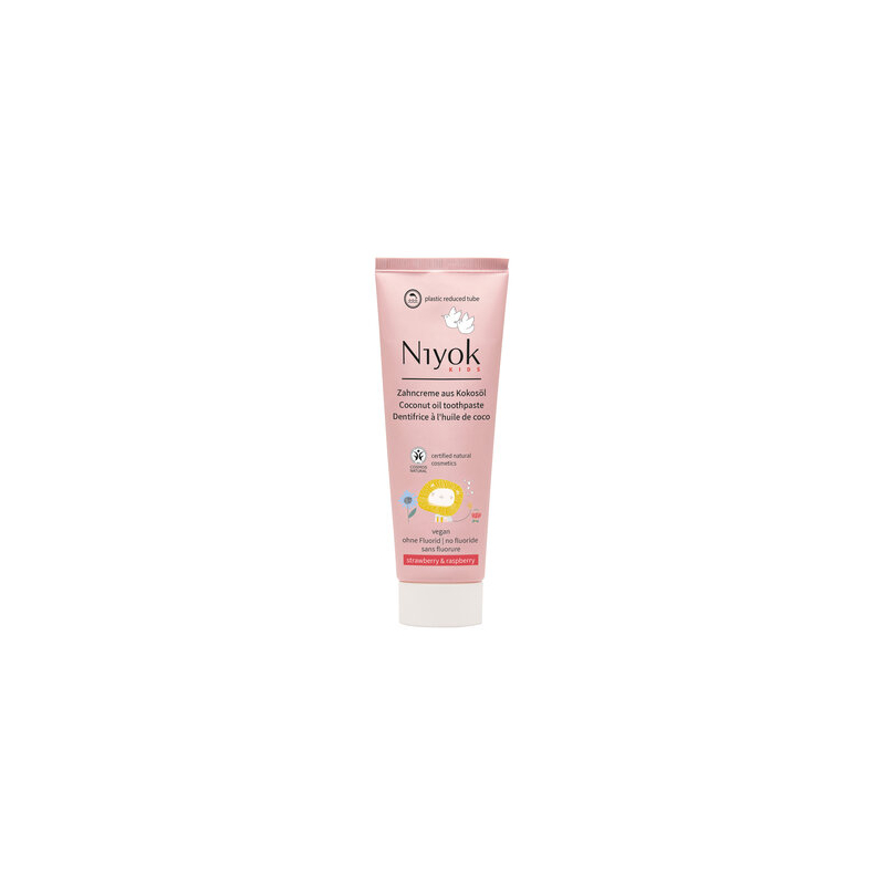 Niyok - Zahncreme Kinder Erdbeere&Himbeere