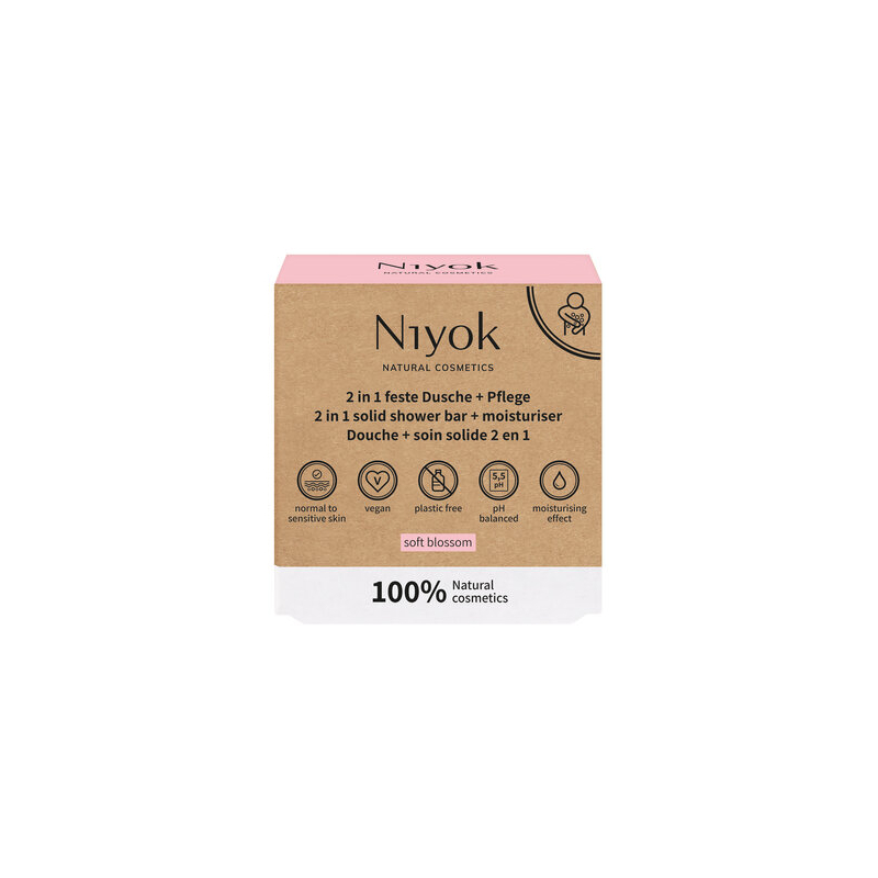 Niyok - Blossom 2in1 feste Dusche&Pflege