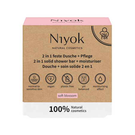 Niyok - Blossom 2in1 feste Dusche&Pflege