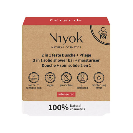 Niyok - IntenseRed 2in1 feste Dusche&Pflege