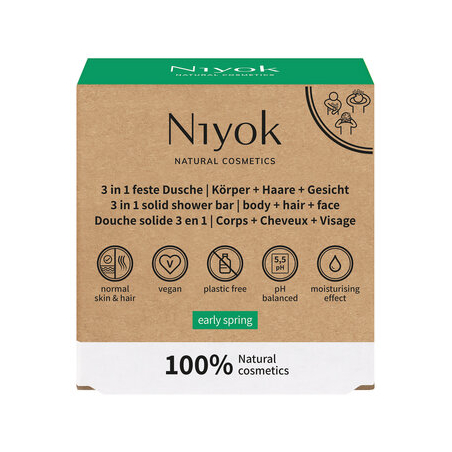 Niyok - 3in1 Dusche Körper Haare Gesicht
