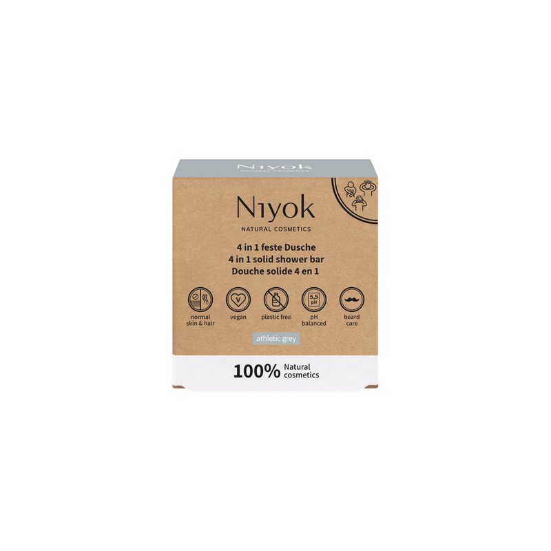 Niyok - 4in1 DuscheKörperHaareGesichtBart