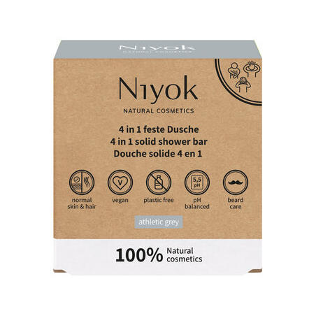 Niyok - 4in1 DuscheKörperHaareGesichtBart