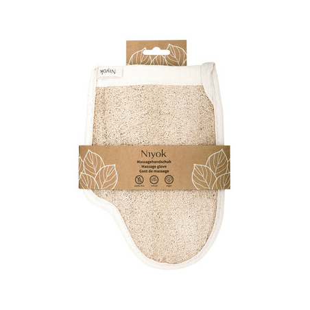 Niyok - Massagehandsch. Luffa & Baumw. Niyo