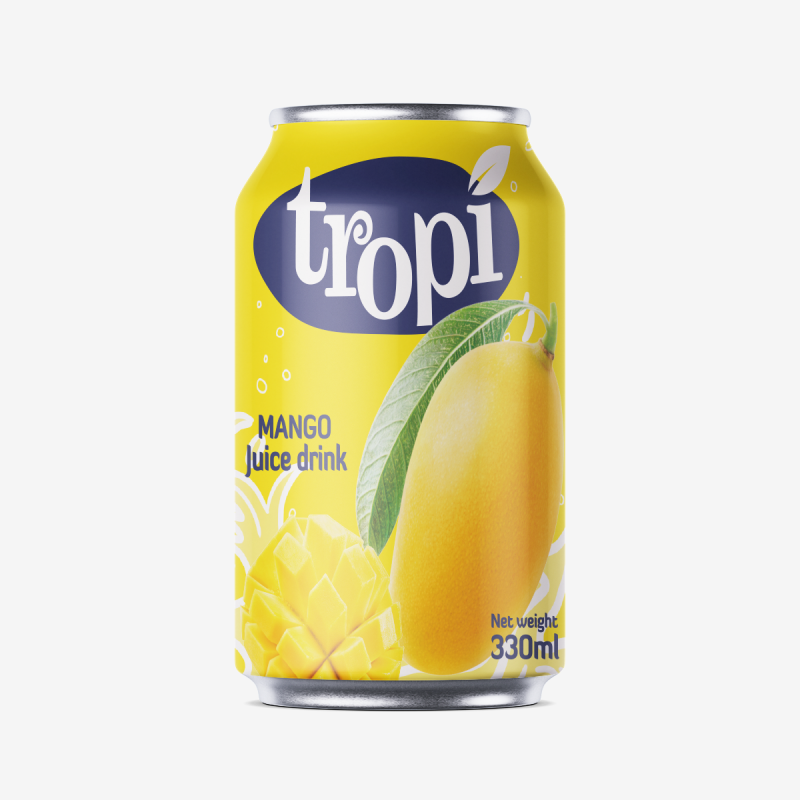 Tropi - Mango Saft 330ml - Mango Saft ohne Kohlensäure
