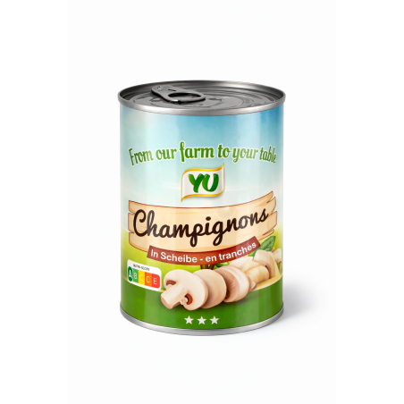 YU - Champignons Dose 425g - Champignons in scheibe