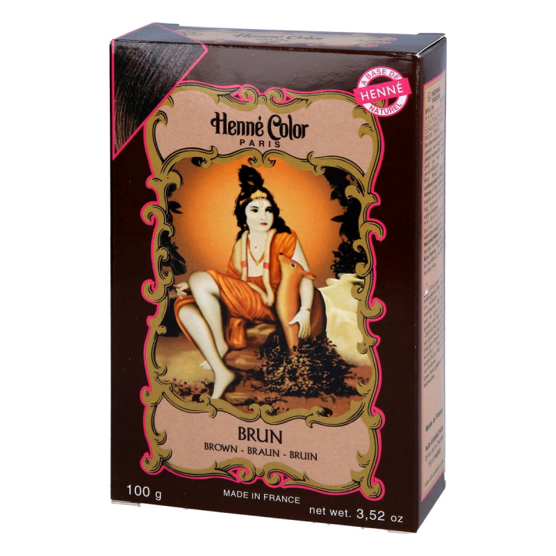 Henne Color - Henna Braun konv. - Konventionelle Henna Braun Haarfarbe. Pflanzliche Haarfarbe für natürliche Brauntöne.