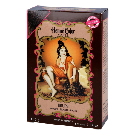 Henne Color - Henna Braun konv. - Konventionelle Henna Braun Haarfarbe. Pflanzliche Haarfarbe für natürliche Brauntöne.