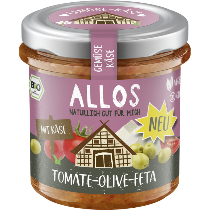 Allos - Aufstrich Tomate Olive Feta bio - Tomate-Olive-Feta