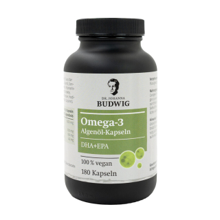 Dr. Johanna Budwig - Omega-3 DHA + EPA Kapseln - Omega-3 Kapseln mit DHA und EPA. Nahrungsergänzung zur Versorgung mit essenziel