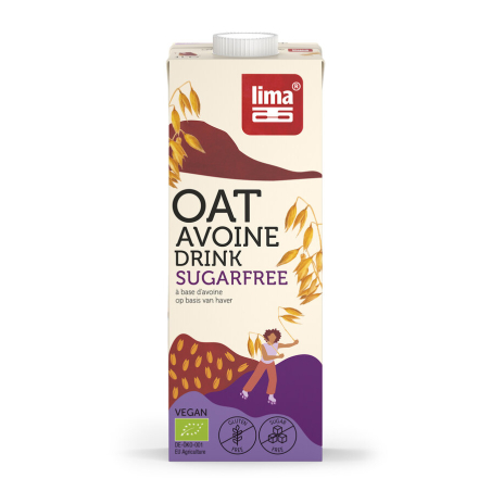 Lima - Haferdrink ungessüßt bio - Ungesüsster Bio-Haferdrink. Natürlich milder Haferdrink ohne zugesetzten Zucker, vielseitig ve