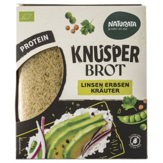 Naturata - Knusperbrot Linsen Erbsen Kräuter bio - Knusperbrot Linsen mit Kräutern