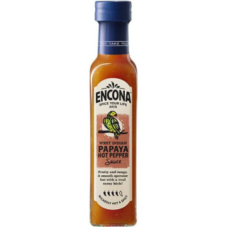 Chilisoße mit Papaya Scharf - Chilisoße mit Papaya Scharf, Flasche 142 ml
