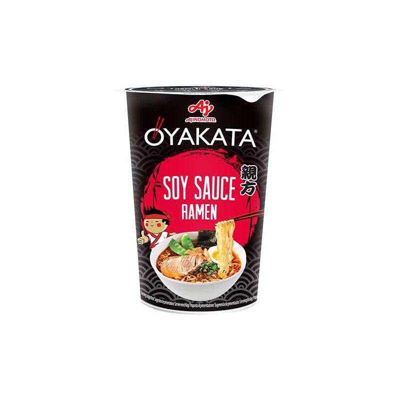 Instantnudeln Sojasoße Ramen Becher - Instantnudeln Sojasoße Ramen Becher, Pack 63 g