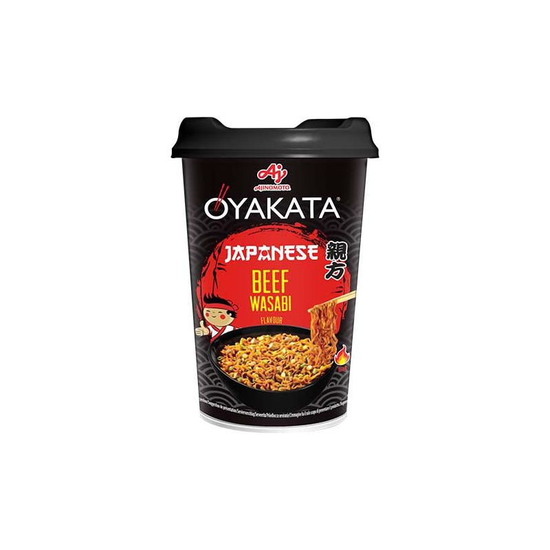Instantnudeln Jap. Rindfl. Wasabi Becher - Instantnudeln Jap. Rindfl. Wasabi Becher, Pack 93 g