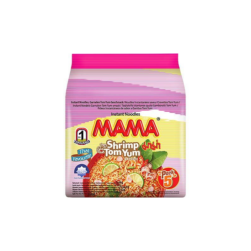 Instantnudeln Garnelen Tom Yum 5x Halal - Instantnudeln Garnelen Tom Yum 5x Halal, Pack 60 g