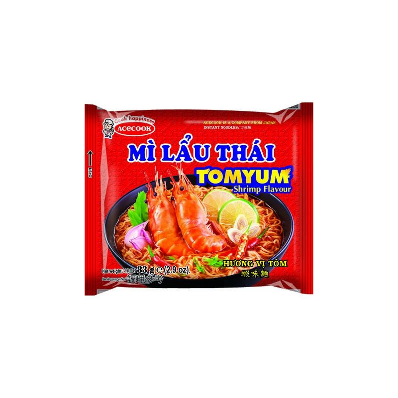 Instantnudeln Garnelen Tom Yum MLT - Instantnudeln Garnelen Tom Yum MLT, Pack 83 g