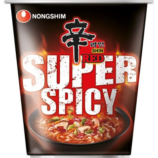 Instantnudeln Shin Red Scharf Becher - Instantnudeln Shin Red Scharf Becher, Pack 68 g