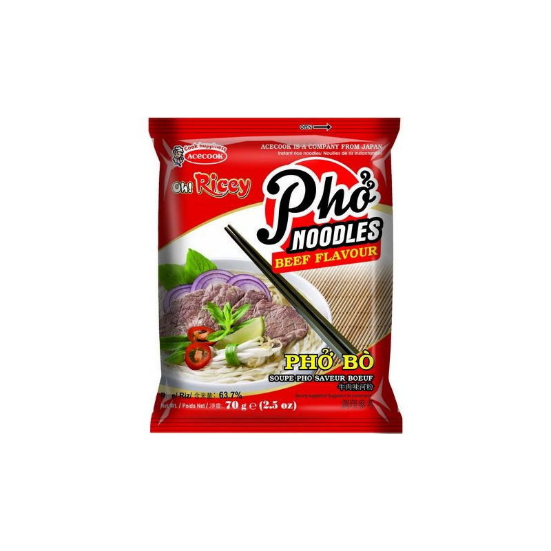 Instantreisnudeln Rindfleisch OR - Instantreisnudeln Rindfleisch OR, Pack 70 g