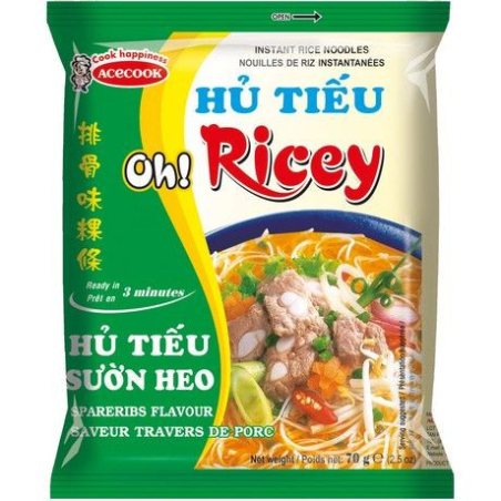 Instantreisnudeln Ribs OR - Instantreisnudeln Ribs OR, Pack 70 g