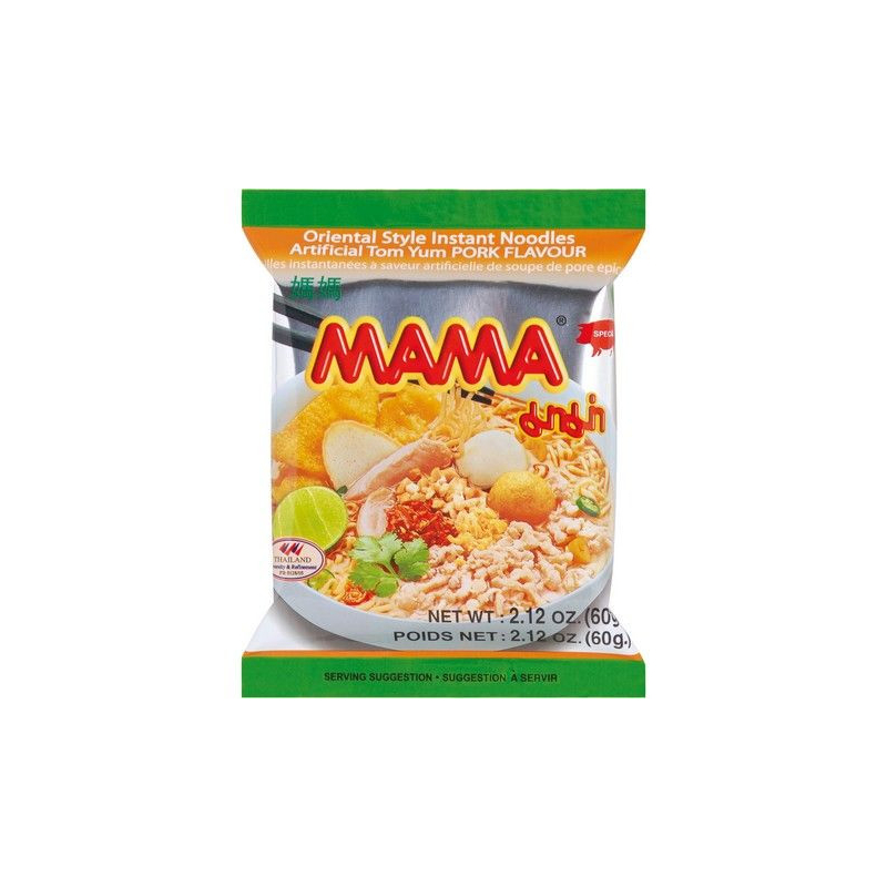 Instantnudeln Schweinefleisch Tom Yum - Instantnudeln Schweinefleisch Tom Yum, Pack 60 g