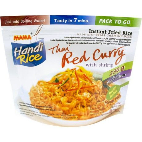 Gebratener Reis Rotes Curry Garnelen - Gebratener Reis Rotes Curry Garnelen, Pack 80 g