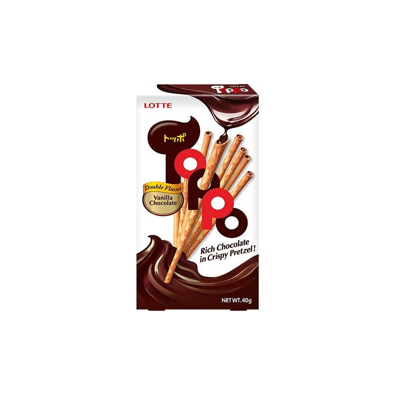 Brezel Sticks Vanille Schokolade - Brezel Sticks Vanille Schokolade, Pack 40 g
