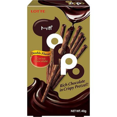 Brezel Sticks Double Chocolate - Brezel Sticks Double Chocolate, Pack 40 g