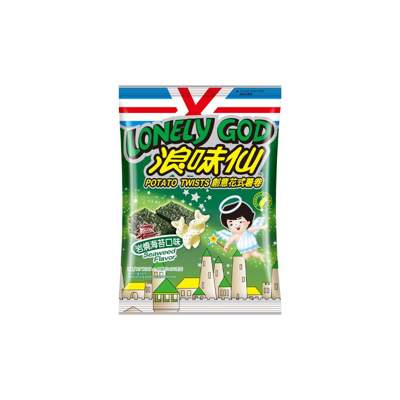 Potato Twist Seetang Lonely God - Potato Twist Seetang Lonely God, Pack 42 g