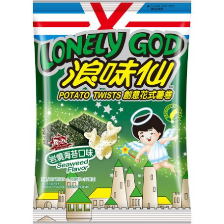 Potato Twist Seetang Lonely God - Potato Twist Seetang Lonely God, Pack 42 g