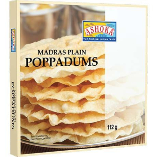 Pappadums Madras - Pappadums Madras, Pack 112 g