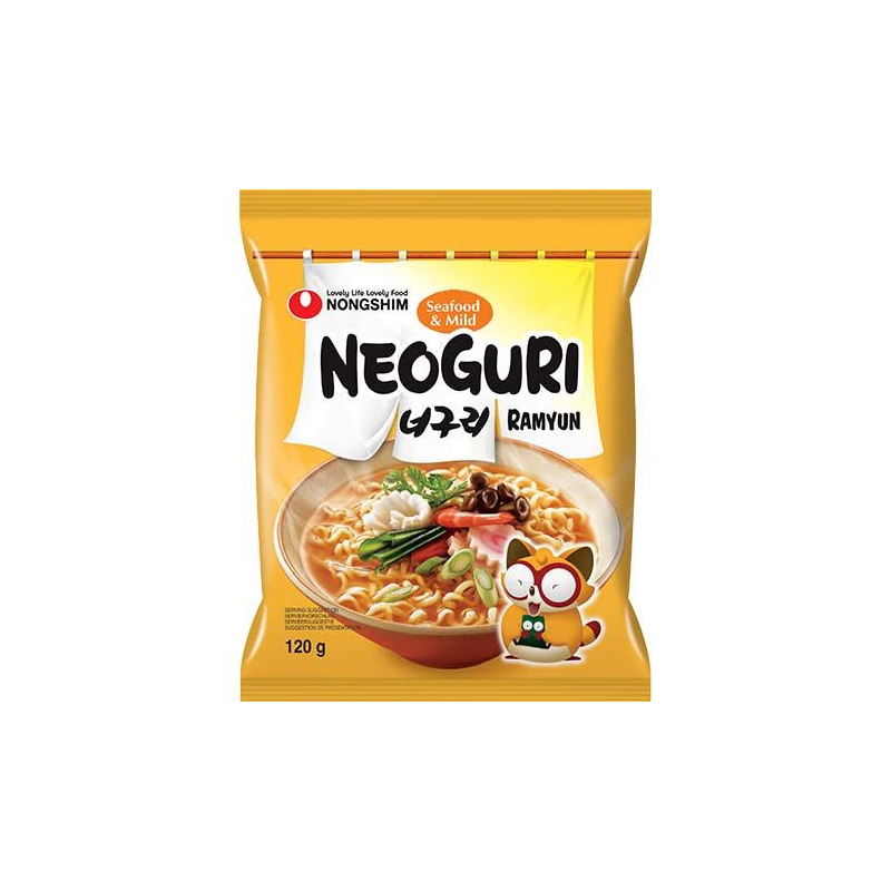 Instantnudeln Neoguri Ramyun Seafood - Instantnudeln Neoguri Ramyun Seafood, Pack 120 g