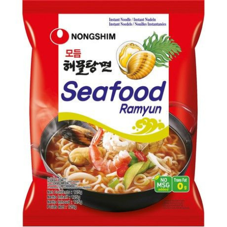 Instantnudeln Meeresfrüchten Ramyun - Instantnudeln Meeresfrüchten Ramyun, Pack 125 g