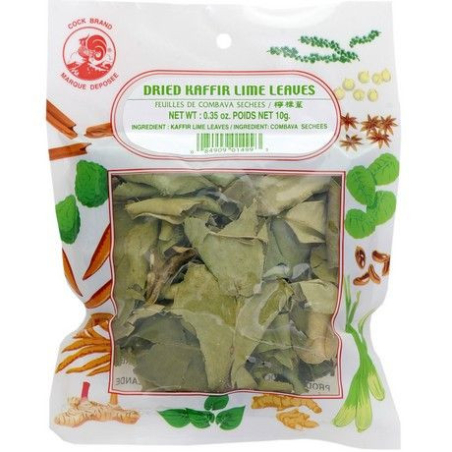 Kaffernlimettenblätter Getrocknet - Kaffernlimettenblätter Getrocknet, Pack 10 g