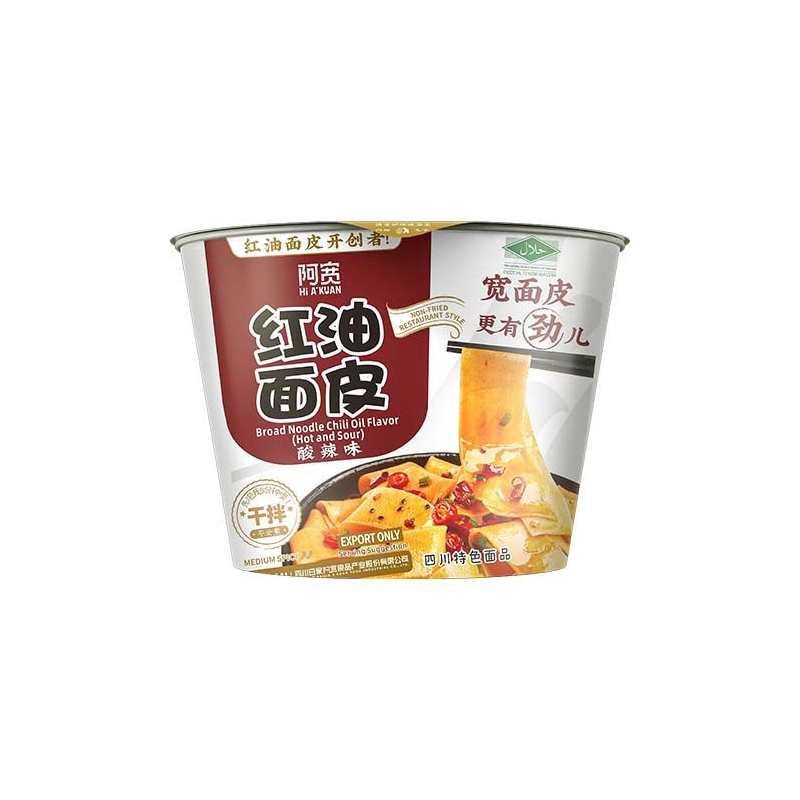 Bandnudeln Chiliöl Hot & Sour Schüssel - Bandnudeln Chiliöl Hot & Sour Schüssel, Pack 115 g