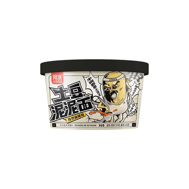 Kartoffelpüree&Nudeln Hot&Spicy Schüssel - Kartoffelpüree&Nudeln Hot&Spicy Schüssel, Pack 105 g