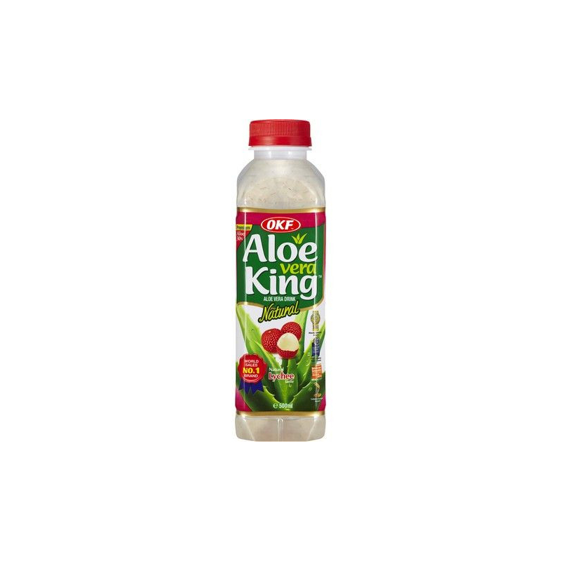 Aloe Vera Getränk Litschi - Aloe Vera Getränk Litschi, Flasche 500 ml