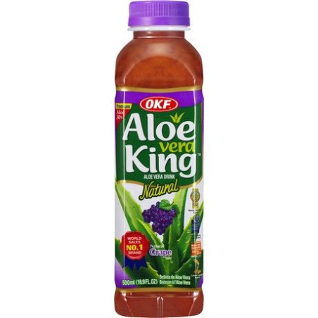 Aloe Vera Getränk Traube - Aloe Vera Getränk Traube, Flasche 500 ml