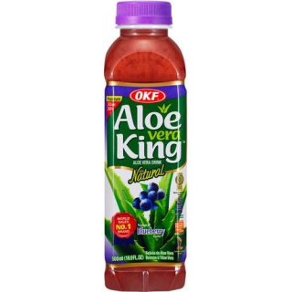 Aloe Vera Getränk Blaubeere - Aloe Vera Getränk Blaubeere, Flasche 500 ml