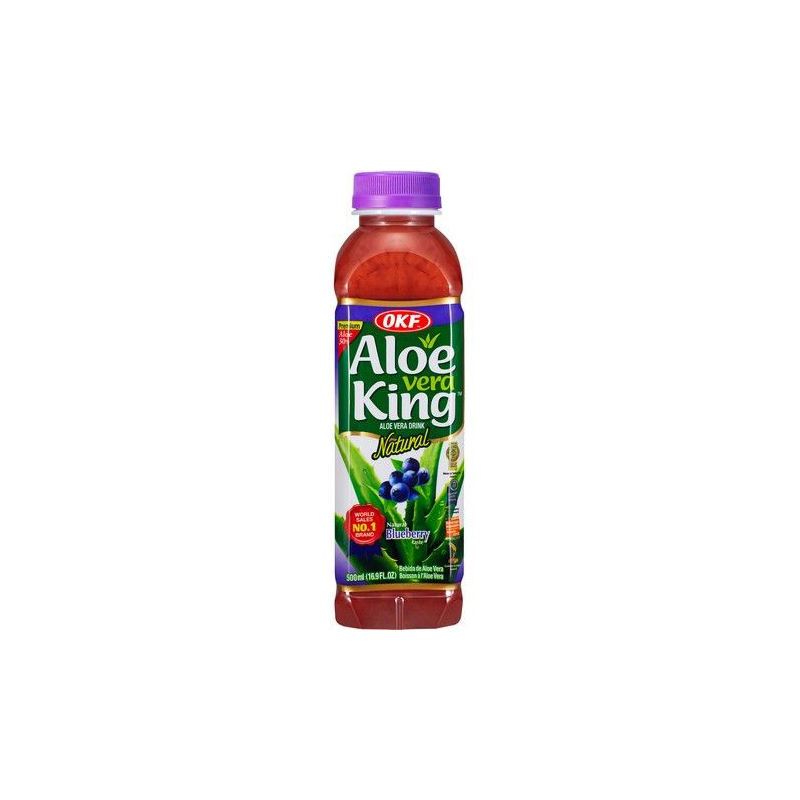 Aloe Vera Getränk Blaubeere - Aloe Vera Getränk Blaubeere, Flasche 500 ml