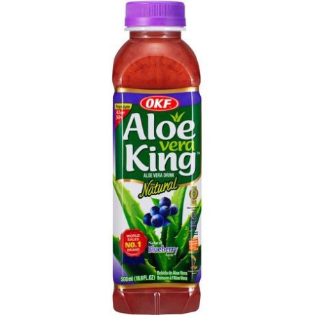 Aloe Vera Getränk Blaubeere - Aloe Vera Getränk Blaubeere, Flasche 500 ml