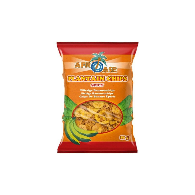 Bananenchips Würzig - Bananenchips Würzig, Pack 80 g