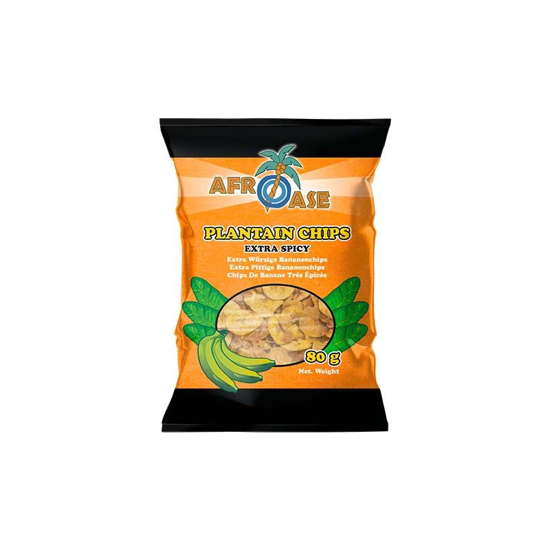 Bananenchips Extra Würzig - Bananenchips Extra Würzig, Pack 80 g