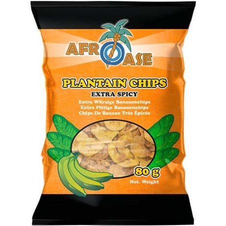 Bananenchips Extra Würzig - Bananenchips Extra Würzig, Pack 80 g