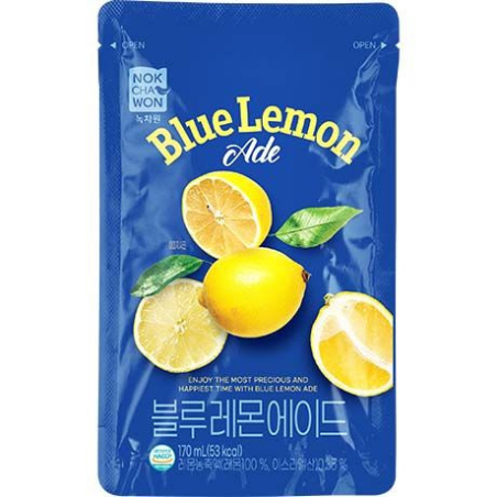 Blue Lemon-Getränk Ade - Blue Lemon-Getränk Ade, Flasche 170 ml