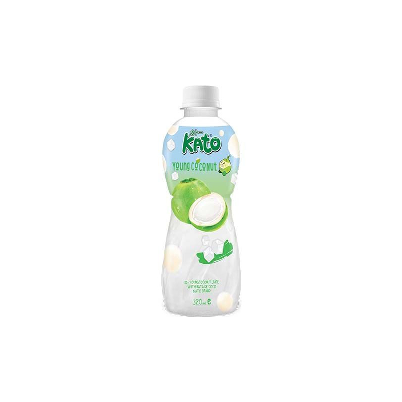 Kokosnuss Saft mit Nata De Coco - Kokosnuss Saft mit Nata De Coco, Flasche 320 ml