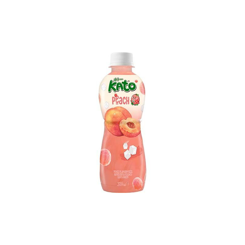 Pfirsichsaft mit Nata de Coco - Pfirsichsaft mit Nata de Coco, Flasche 320 ml
