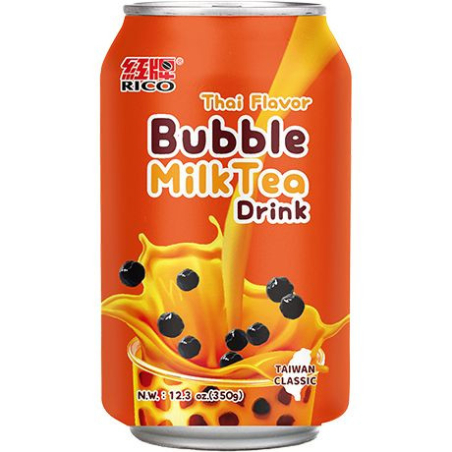 Bubble Milk Tea-Getränk Thai - Bubble Milk Tea-Getränk Thai, Flasche 340 ml