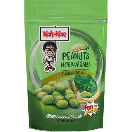 Erdnüsse mit Wasabi Nori Beutel - Erdnüsse mit Wasabi Nori Beutel, Pack 180 g