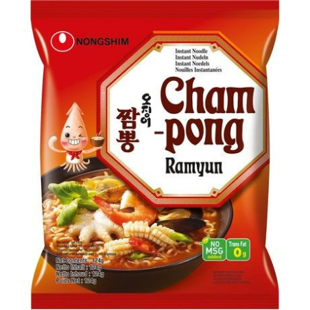 Instantnudeln Champong Ramyun - Instantnudeln Champong Ramyun, Pack 124 g